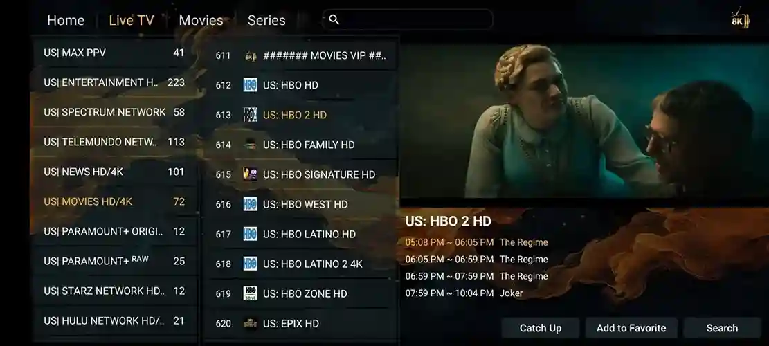 Preview 1 - Calmahub Premium IPTV Subscription