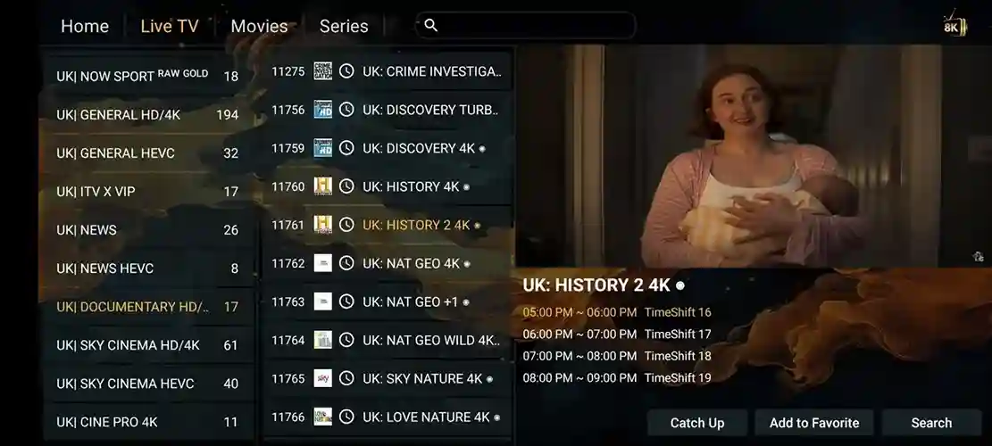 Preview 6 - Calmahub Premium IPTV Subscription